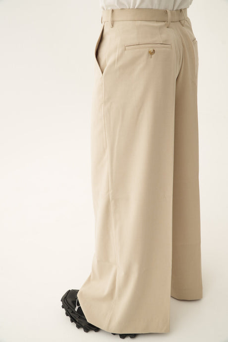 Shreel Draped Trousers / Sand Beige