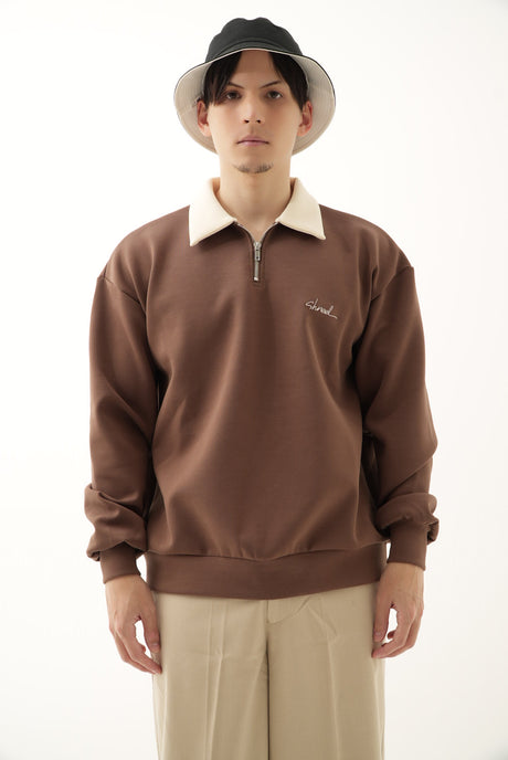 Relax Rugby Shirt / brown