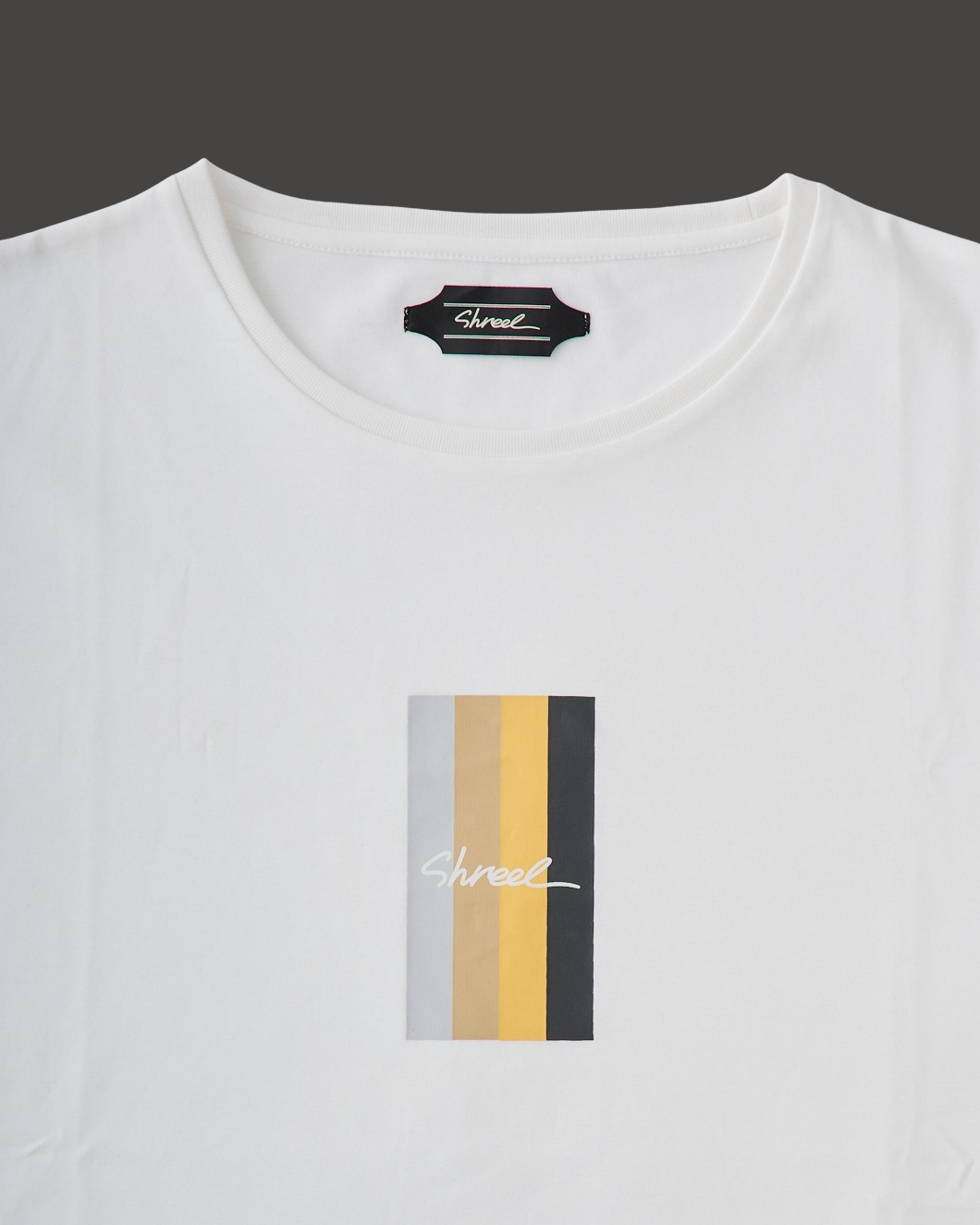 Shreel Pale Blue Accent Tee