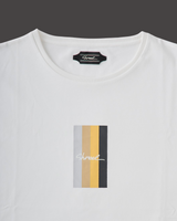 Shreel Pale Blue Accent Tee