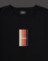 Shreel Scarlet Accent Tee / Black