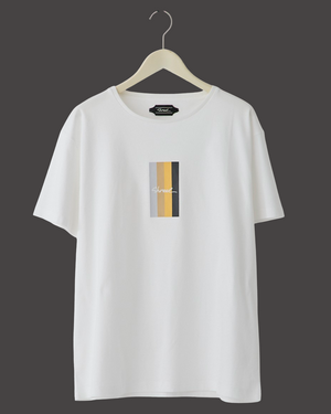 Shreel Pale Blue Accent Tee