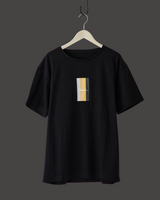 Shreel Pale Blue Accent Tee / Black