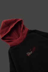 Shreel mixed color Hoodie/Black