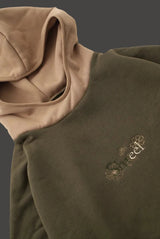 Shreel mixed color Hoodie/Green