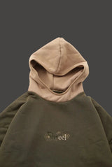 Shreel mixed color Hoodie/Green