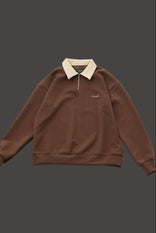 Relax Rugby Shirt / brown