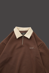 Relax Rugby Shirt / brown