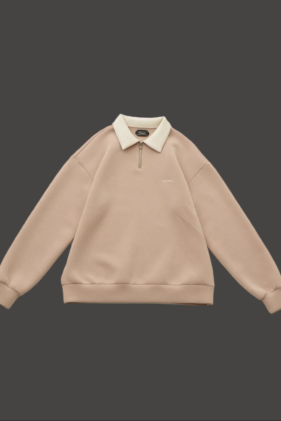 Relax Rugby Shirt / beige Pink