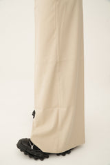 Shreel Draped Trousers / Sand Beige