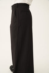 Shreel Draped Trousers / Black