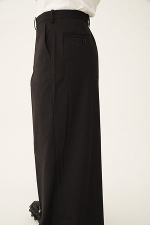 Shreel Draped Trousers / Black