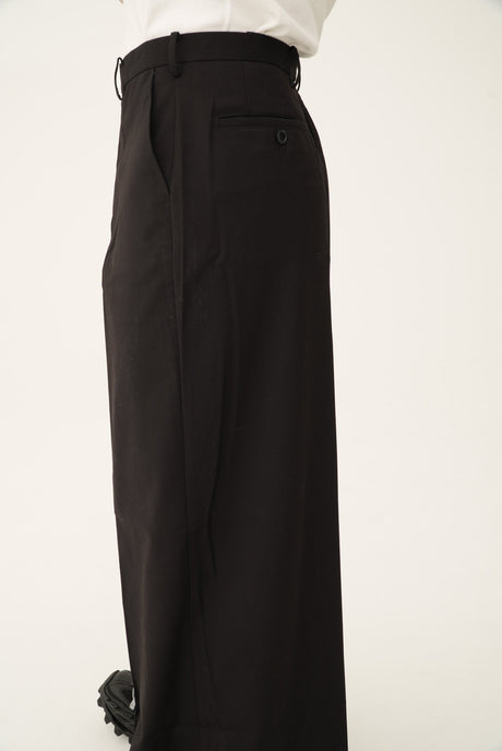 Shreel Draped Trousers / Black