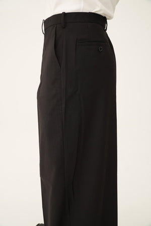 Shreel Draped Trousers / Black