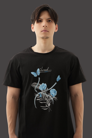 Shreel Butterfly effect tee / blue