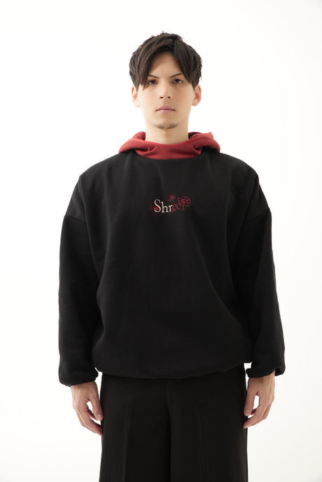 Shreel mixed color Hoodie/Black