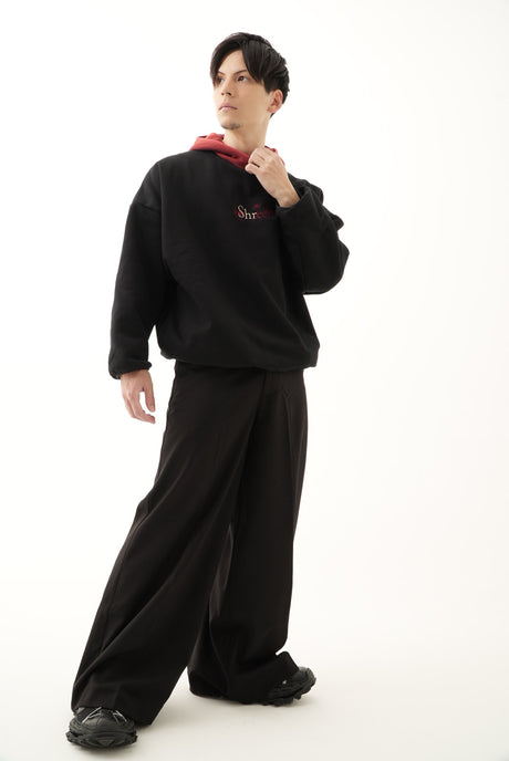 Shreel mixed color Hoodie/Black
