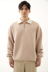 Relax Rugby Shirt / beige Pink