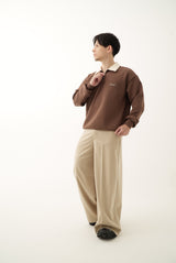 Relax Rugby Shirt / brown