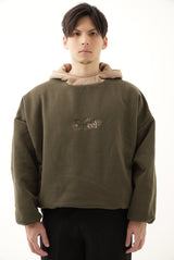 Shreel mixed color Hoodie/Green