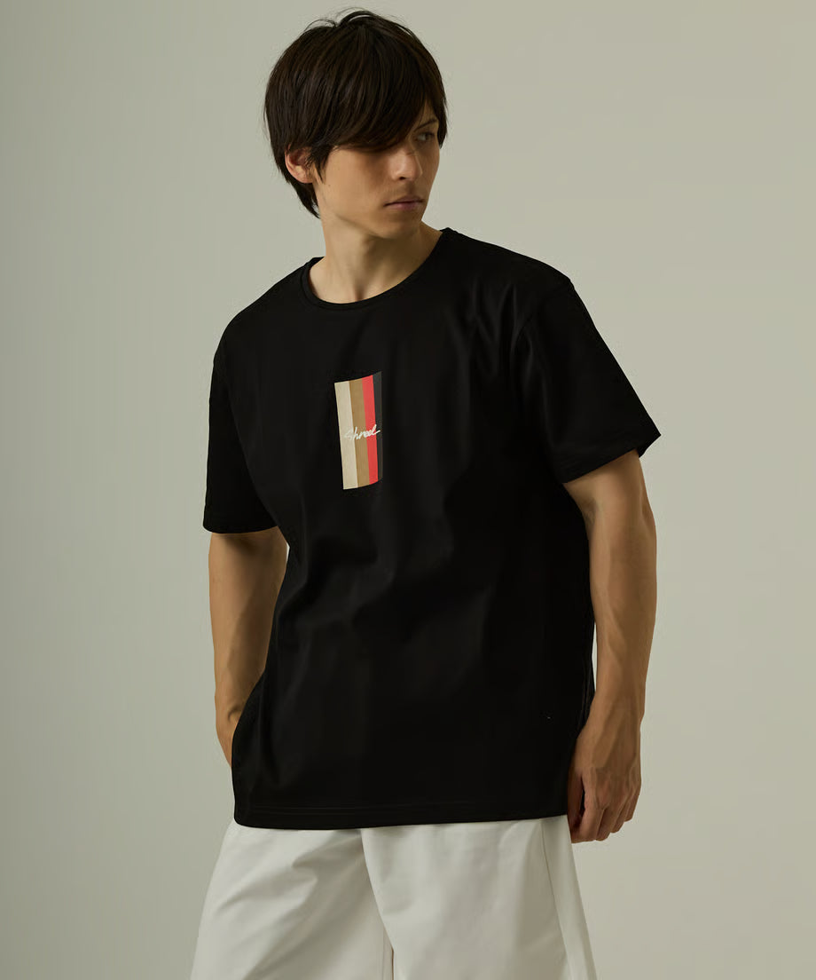 Shreel Scarlet Accent Tee / Black